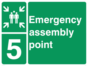 Emergency Assembly Point 5 - Replaces SY476(5)