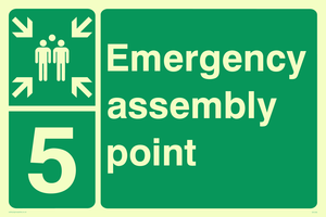 Emergency Assembly Point 5 - Replaces SY476(5)