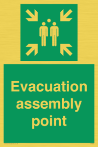 Evacuation assembly point