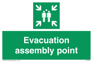 Evacuation assembly point