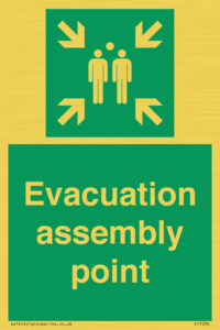 Evacuation assembly point