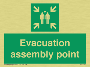 Evacuation assembly point