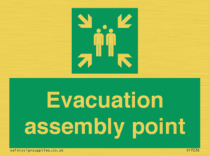 Evacuation assembly point