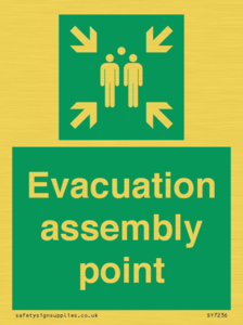 Evacuation assembly point