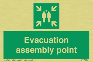 Evacuation assembly point