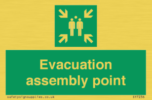 Evacuation assembly point