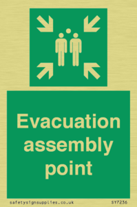 Evacuation assembly point