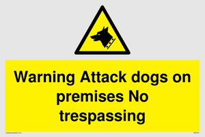 Warning Attack dogs