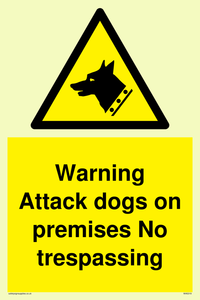 Warning Attack dogs