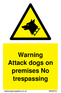 Warning Attack dogs