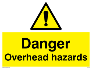 danger overhead hazard