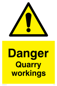 danger quarry workings