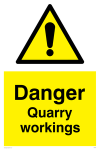 danger quarry workings