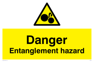 Danger Entanglement hazard
