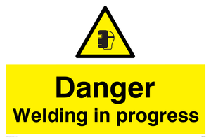 Welding in progress