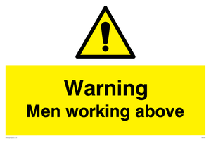 Warning Men working above