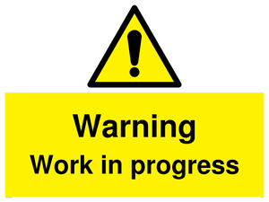 Warning Work in progress