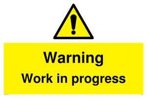 Warning Work in progress