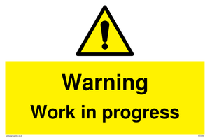 Warning Work in progress