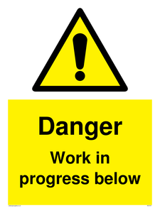 Danger Work in progress below