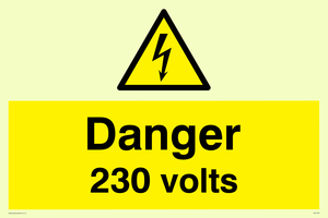 Danger 230 volts