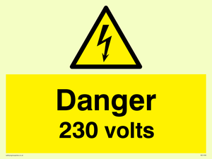 Danger 230 volts