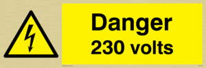 Danger 230 volts
