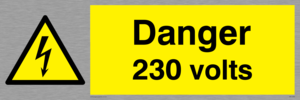 Danger 230 volts