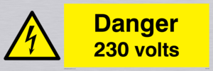 Danger 230 volts