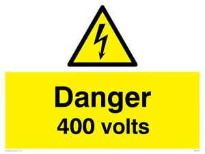 Danger 400 volts
