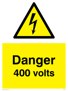 Danger 400 volts