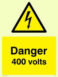 Danger 400 volts