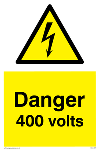 Danger 400 volts