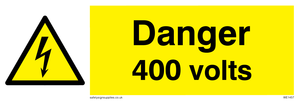 Danger 400 volts
