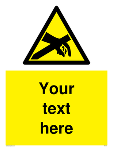 Custom Anti-Static Warning Sign
