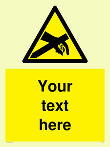 Custom Anti-Static Warning Sign