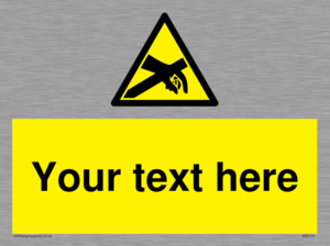 Custom Anti-Static Warning Sign