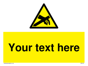 Custom Anti-Static Warning Sign