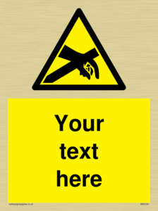 Custom Anti-Static Warning Sign