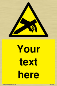 Custom Anti-Static Warning Sign