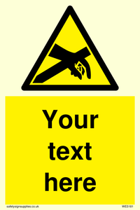Custom Anti-Static Warning Sign