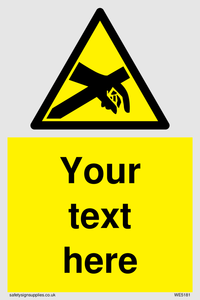 Custom Anti-Static Warning Sign