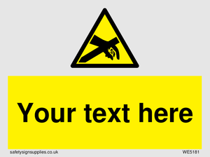 Custom Anti-Static Warning Sign
