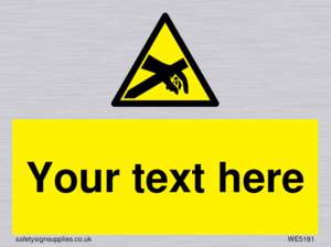 Custom Anti-Static Warning Sign