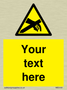 Custom Anti-Static Warning Sign