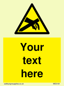 Custom Anti-Static Warning Sign