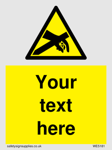 Custom Anti-Static Warning Sign
