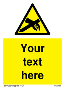 Custom Anti-Static Warning Sign