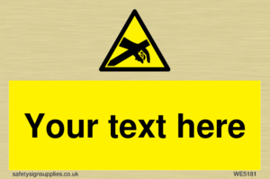 Custom Anti-Static Warning Sign