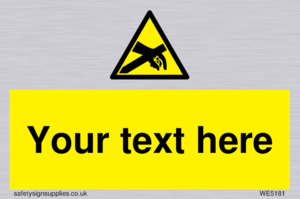 Custom Anti-Static Warning Sign